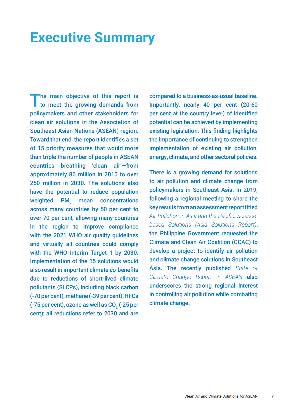 ASEAN东盟：2025年东盟清洁空气和气候解决方案（英文版） 第6页