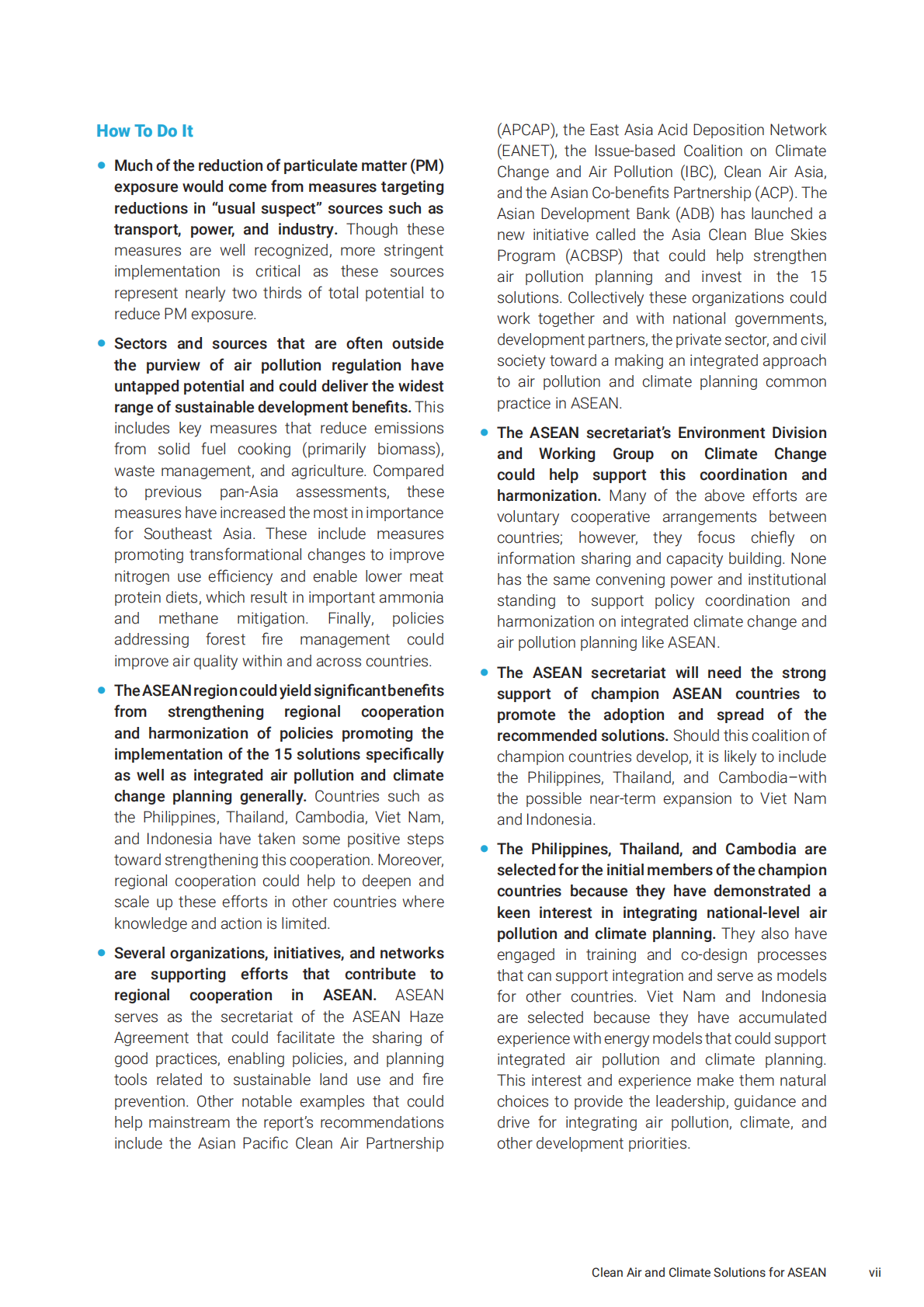 ASEAN东盟：2025年东盟清洁空气和气候解决方案（英文版） 第8页