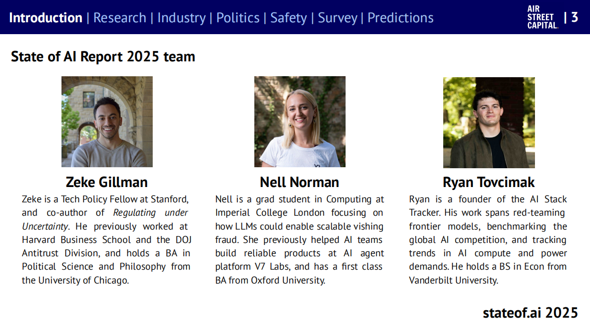 Air Street Capital：2025年人工智能现状报告（英文版） 第4页