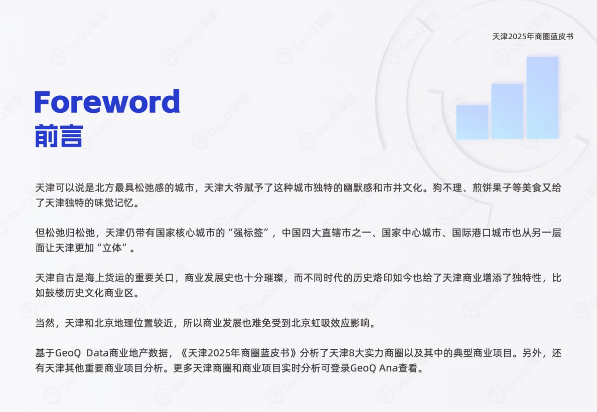 GeoQ智图：天津2025年商圈蓝皮书 第2页