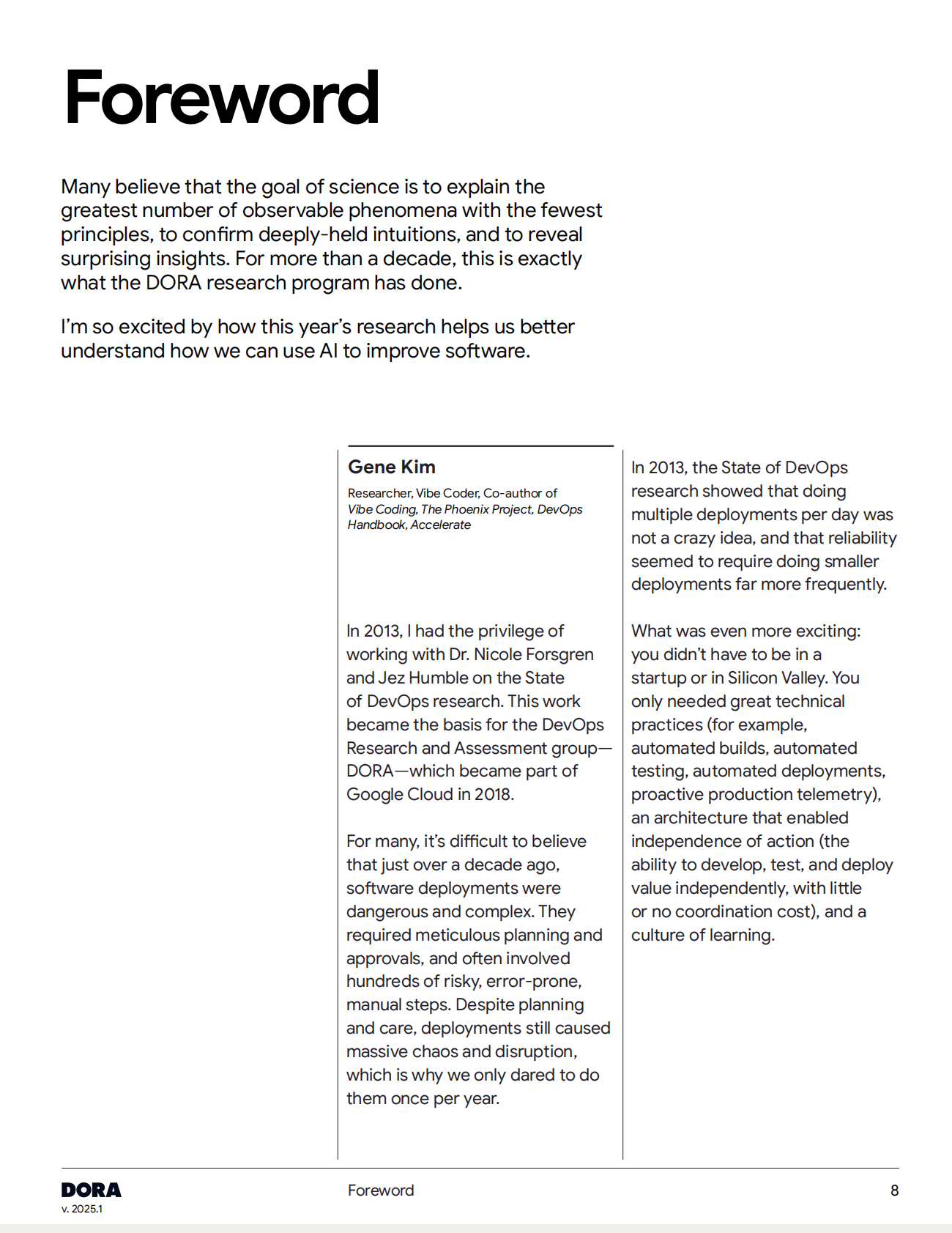 QECon：2025年DORA报告：人工智能辅助软件开发现状调查报告（英文版) 第8页