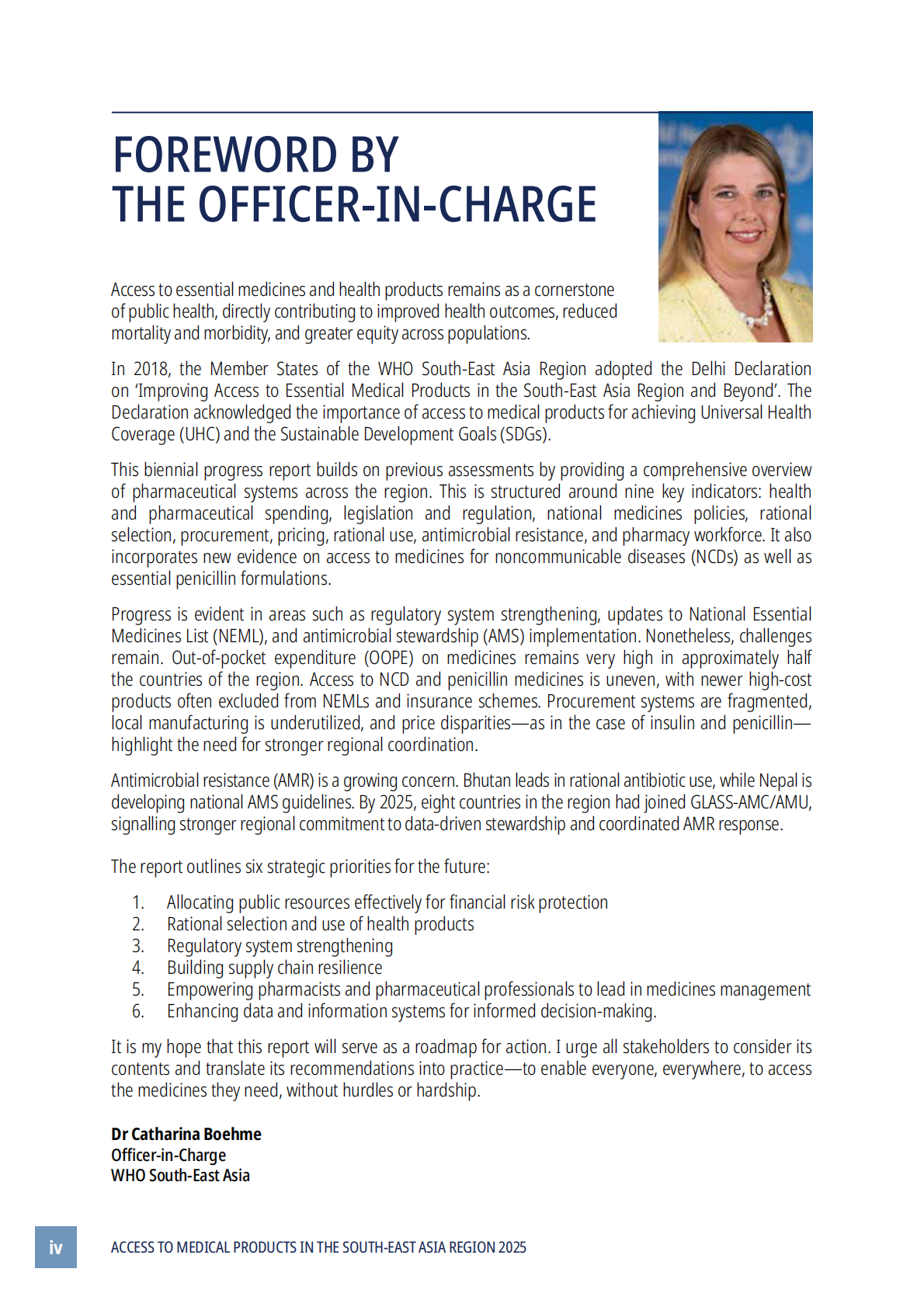 WHO世界卫生组织：2025年东南亚地区医疗产品可及性报告（英文版） 第6页