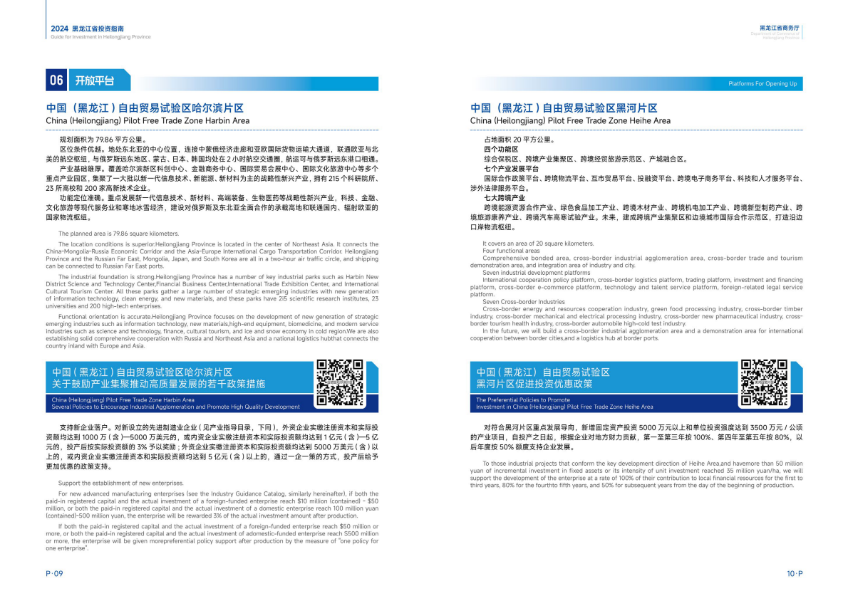 黑龙江省商务厅：2024年黑龙江省投资指南 第7页