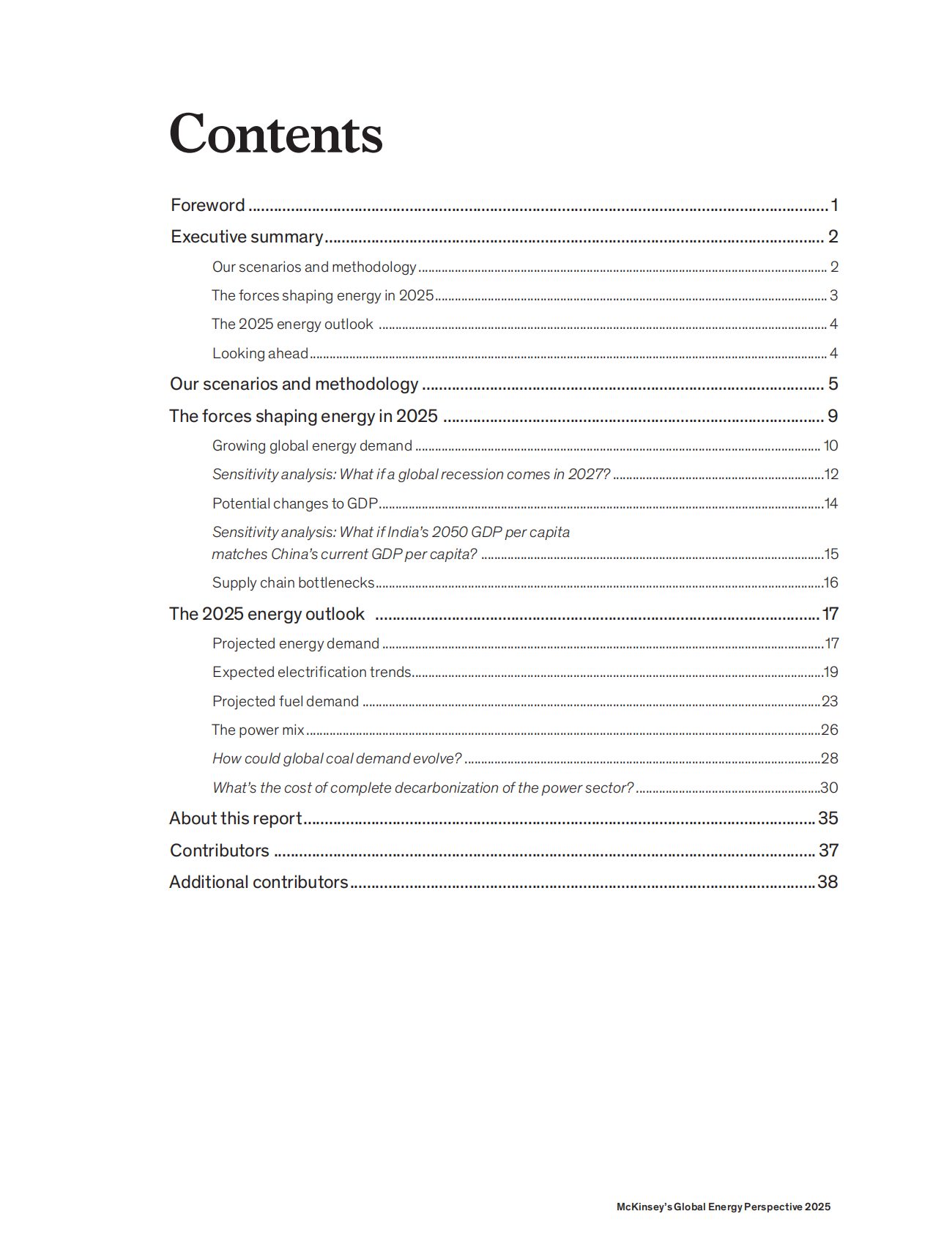 麦肯锡：2025年全球能源展望报告（英文版） 第2页
