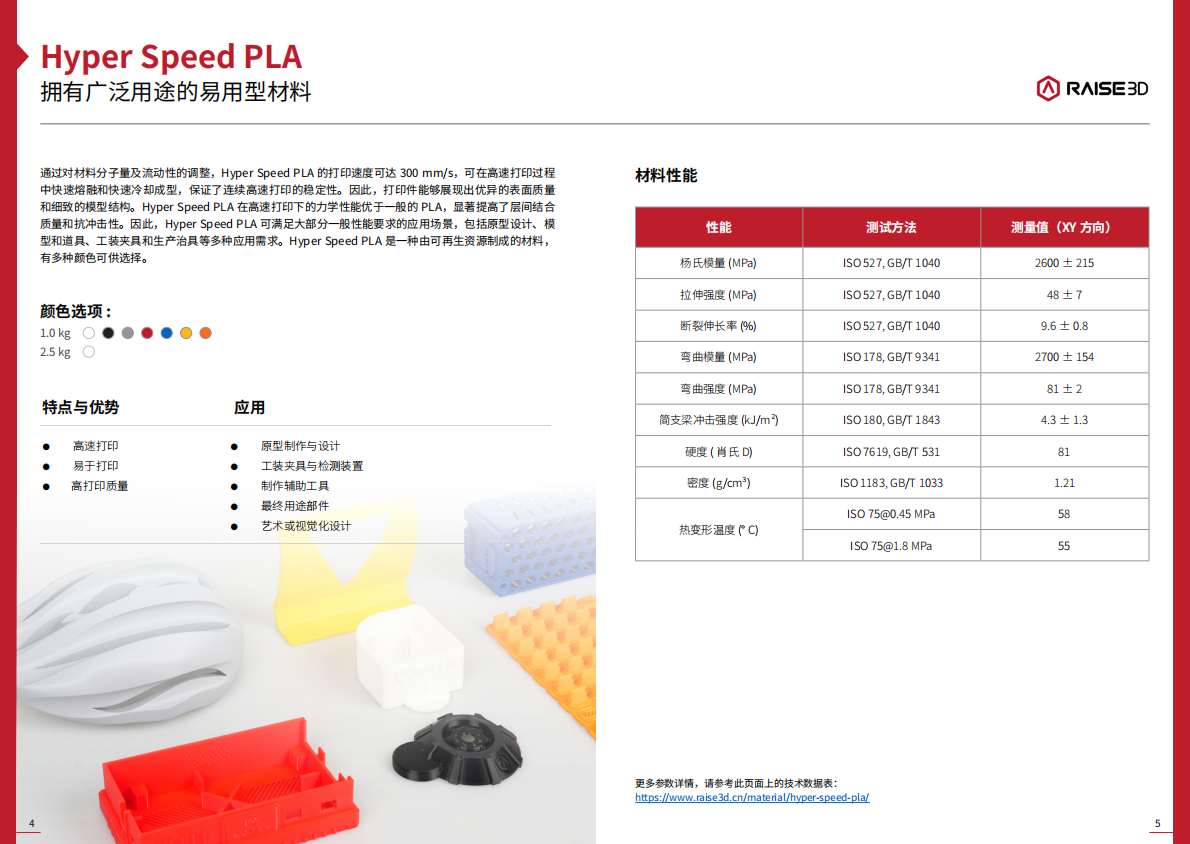Raise3D 材料手册上册&mdash;FDMFFF 线材 第6页