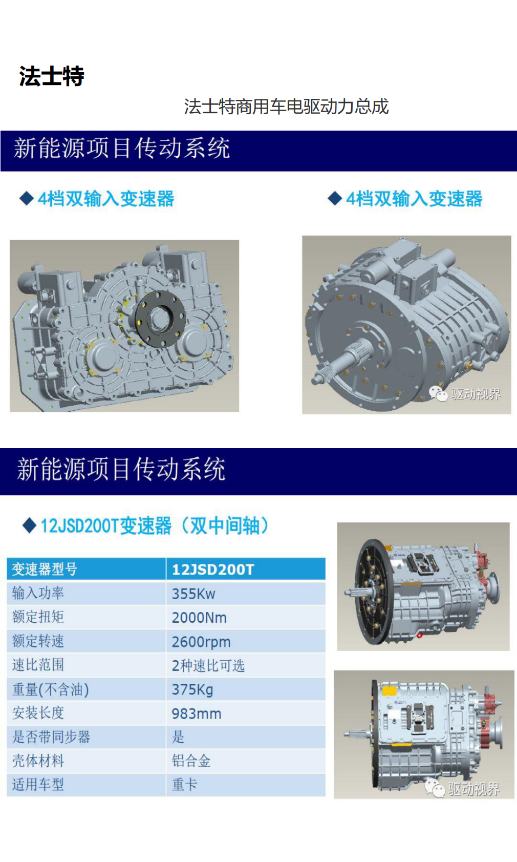 驱动视界：商用车电驱动：法士特Wrightspeed AxleTech 第7页