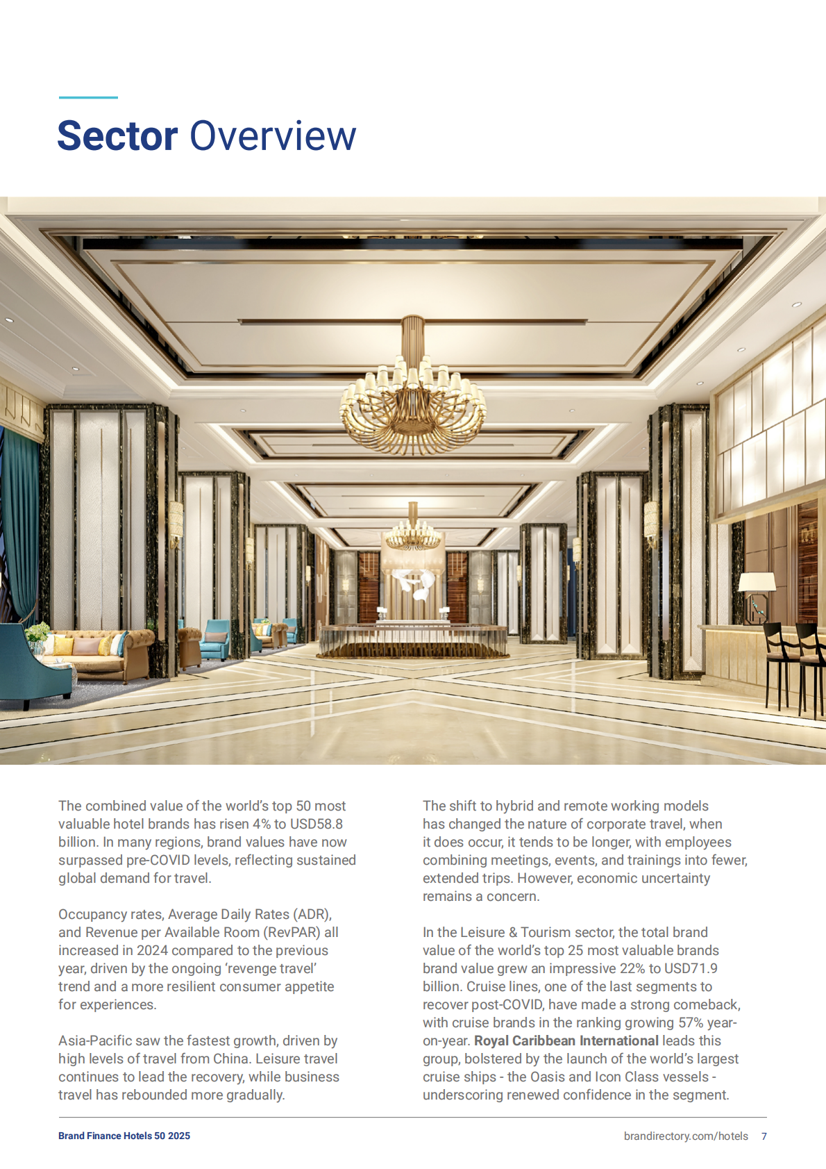 Brand finance：2025年酒店品牌50强（英文） 第7页
