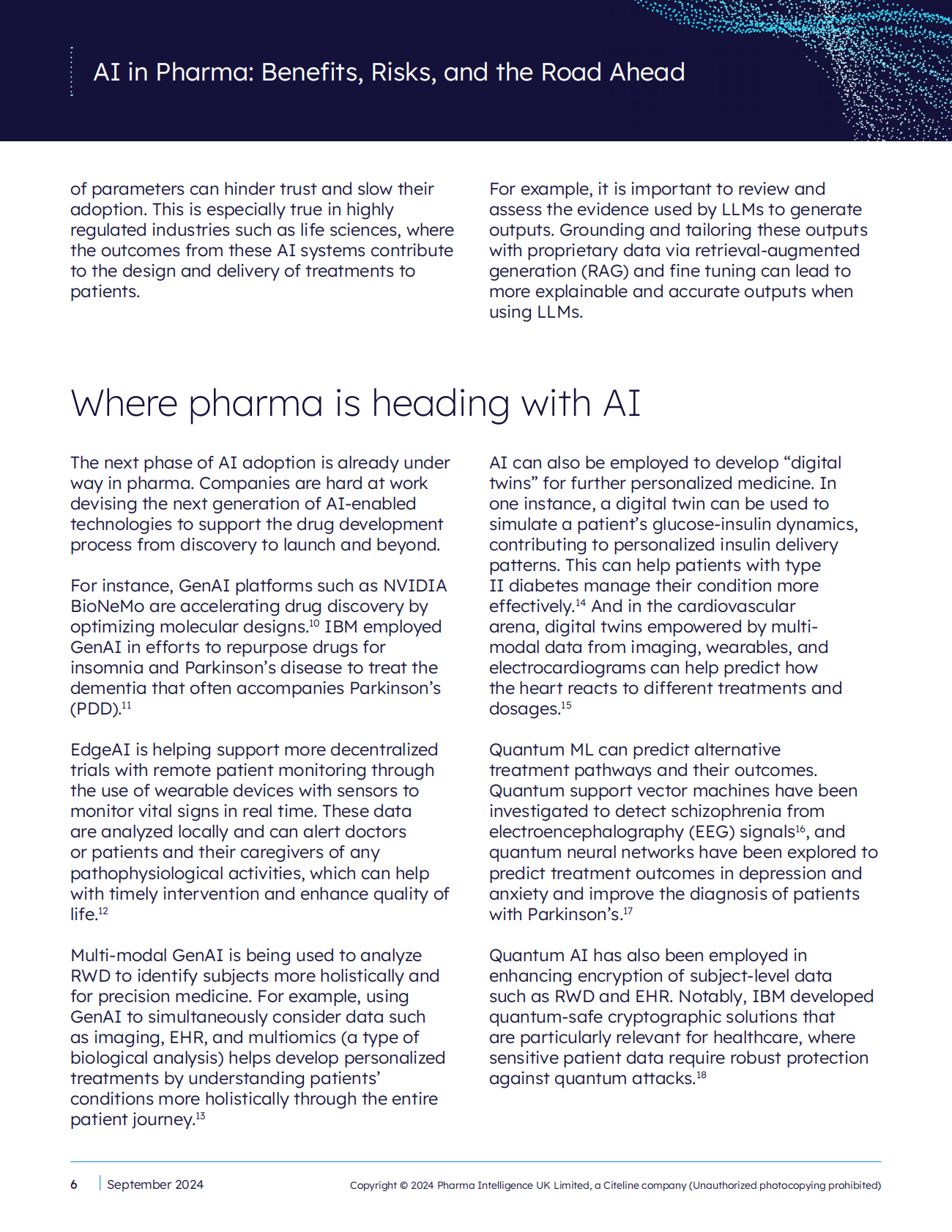 人工智能在制药行业：好处、风险和未来道路 第6页