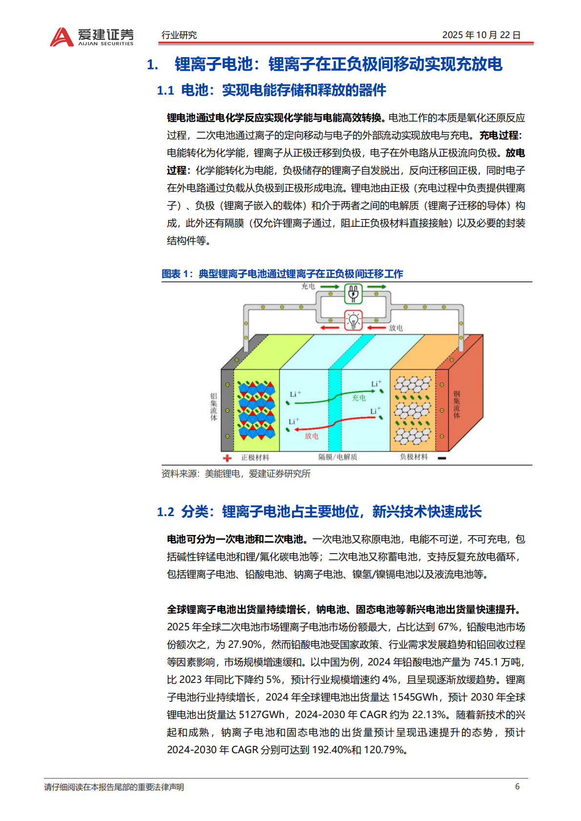 爱建证券：锂电行业深度报告：场景拓展打开增量空间，龙头引领固态技术升级 第6页