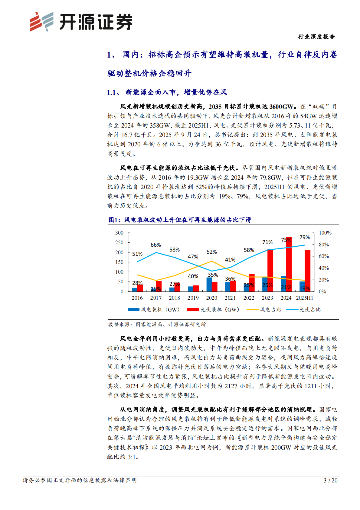开源证券：风电设备行业深度报告：风机：国内盈利能力修复，出海打开成长天花板 第3页