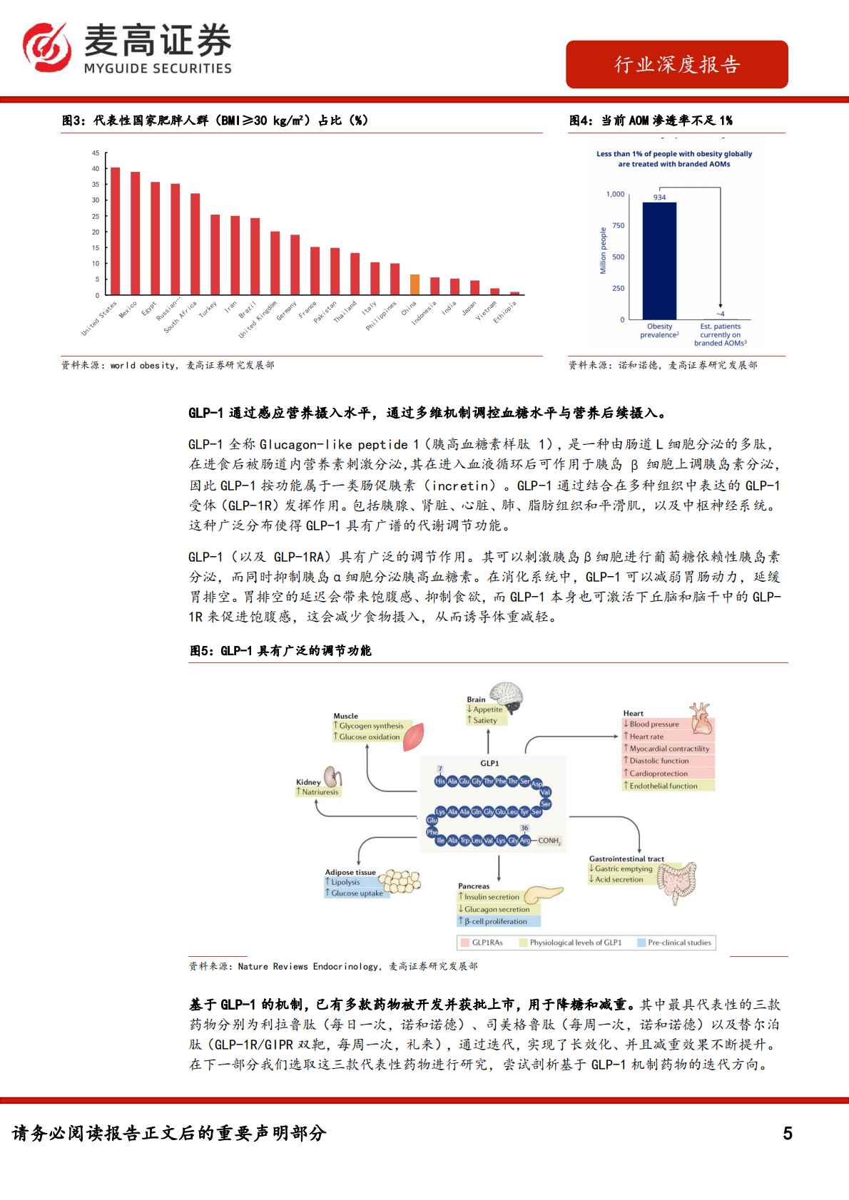 麦高证券：减重药物行业深度报告（上）&mdash;&mdash;创新迭代不止，后GLP-1减重时代百花齐放 第5页