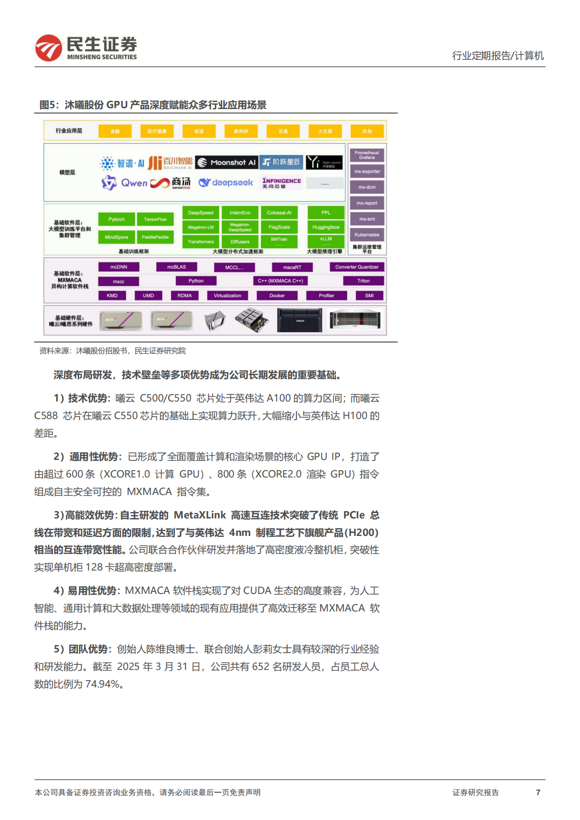 民生证券：&ldquo;后劲&rdquo;更强的方向：国产算力与国产软件共振 第7页