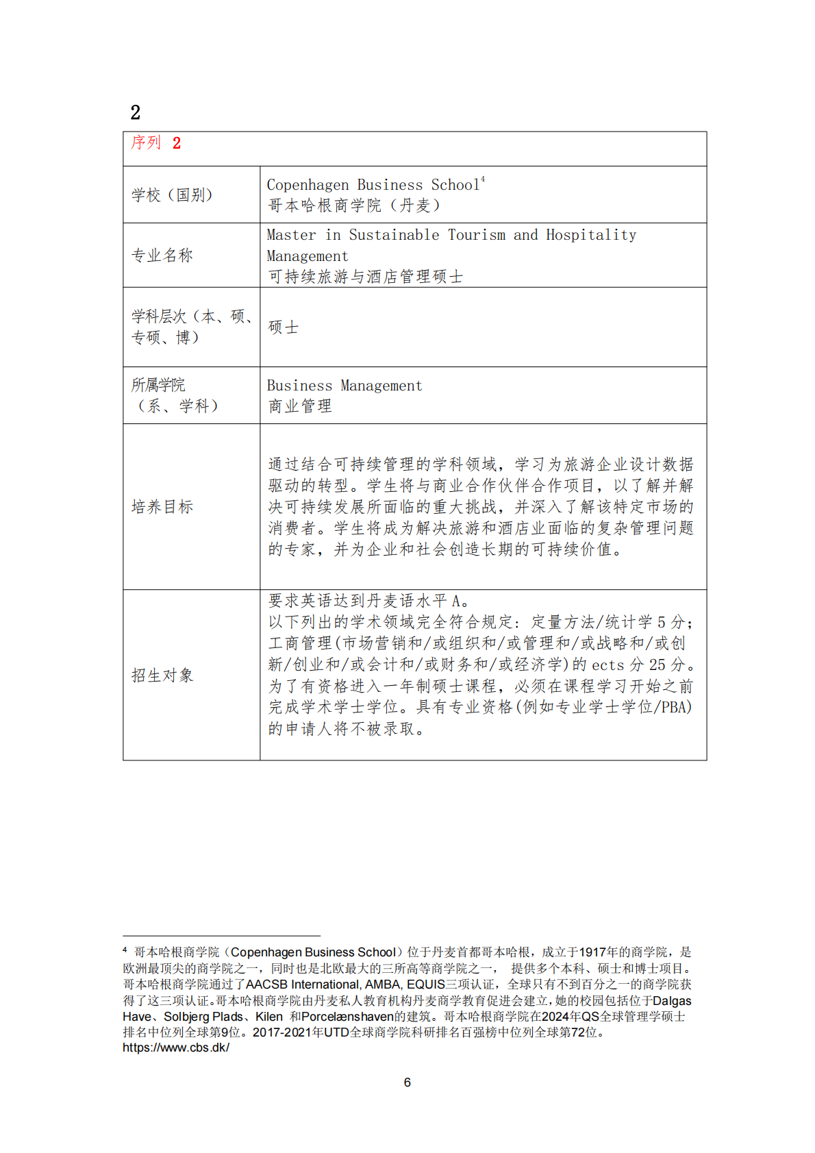 2025中国高校旅游学科硕士教育质量与产学研融合发展趋势报告附录&mdash;&mdash;全球高校旅游产业学科内容调查 第7页