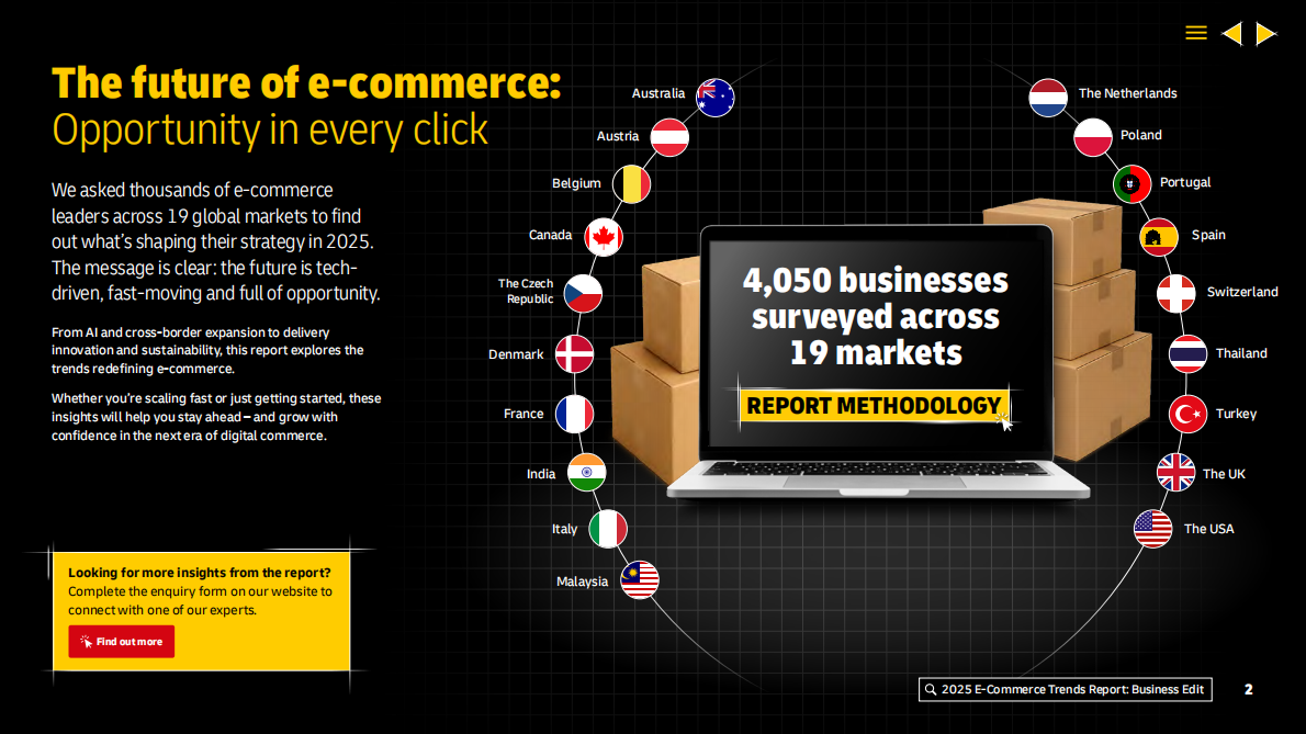 DHL：2025年全球电子商务趋势报告：商业版（英文版） 第2页