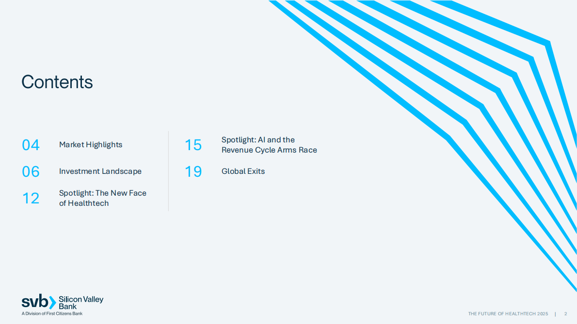 SVB：2025年医疗科技行业未来展望报告（英文版） 第2页