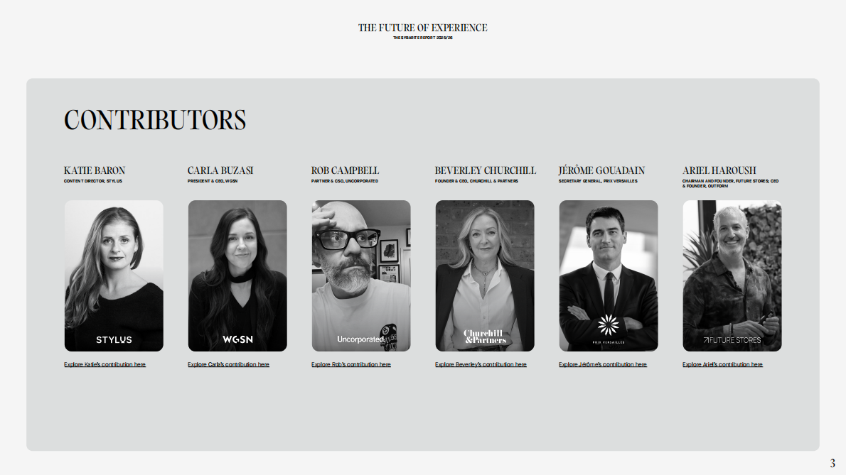Sybarite：2025-2026年体验的未来零售行业白皮书（英文版） 第3页