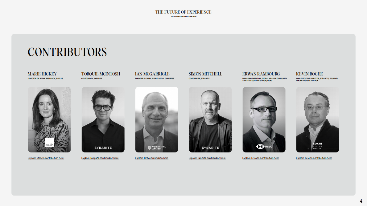 Sybarite：2025-2026年体验的未来零售行业白皮书（英文版） 第4页