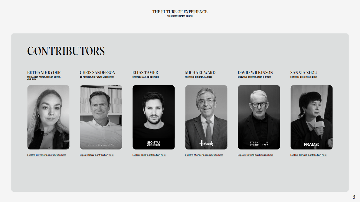 Sybarite：2025-2026年体验的未来零售行业白皮书（英文版） 第5页