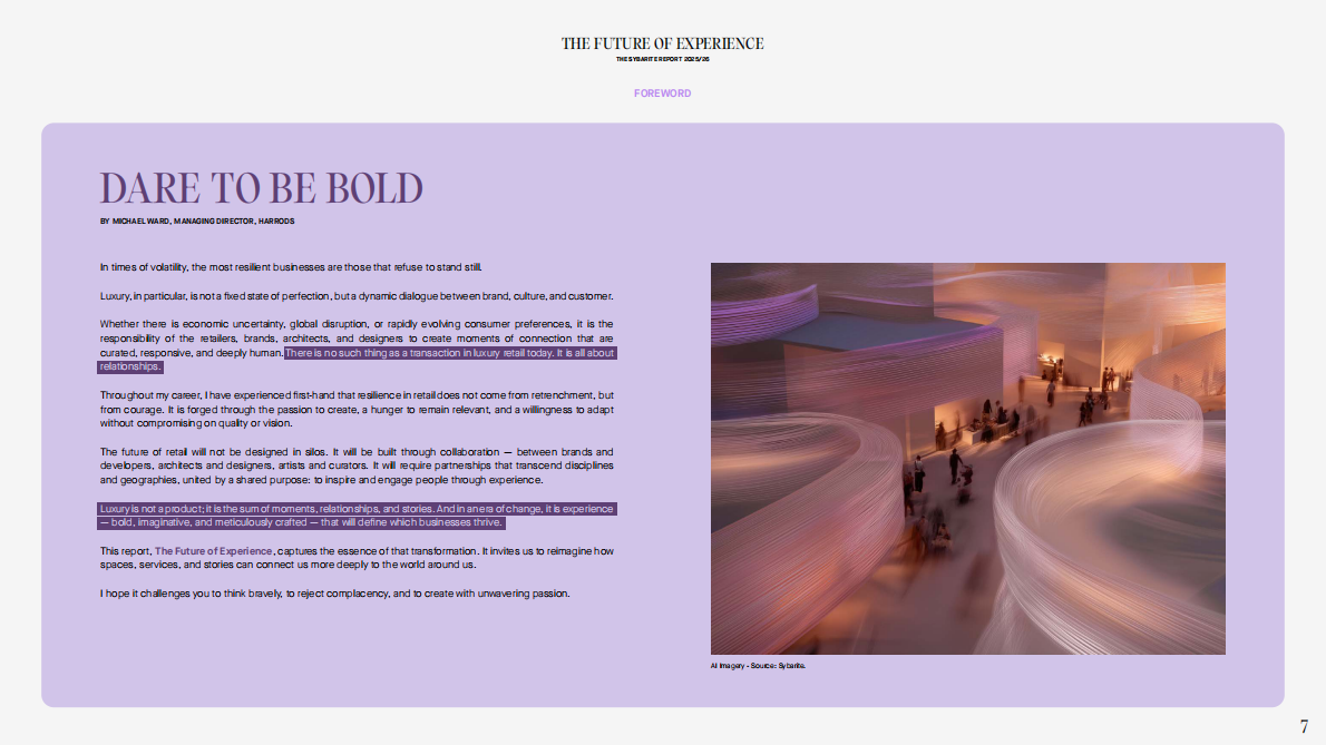 Sybarite：2025-2026年体验的未来零售行业白皮书（英文版） 第7页