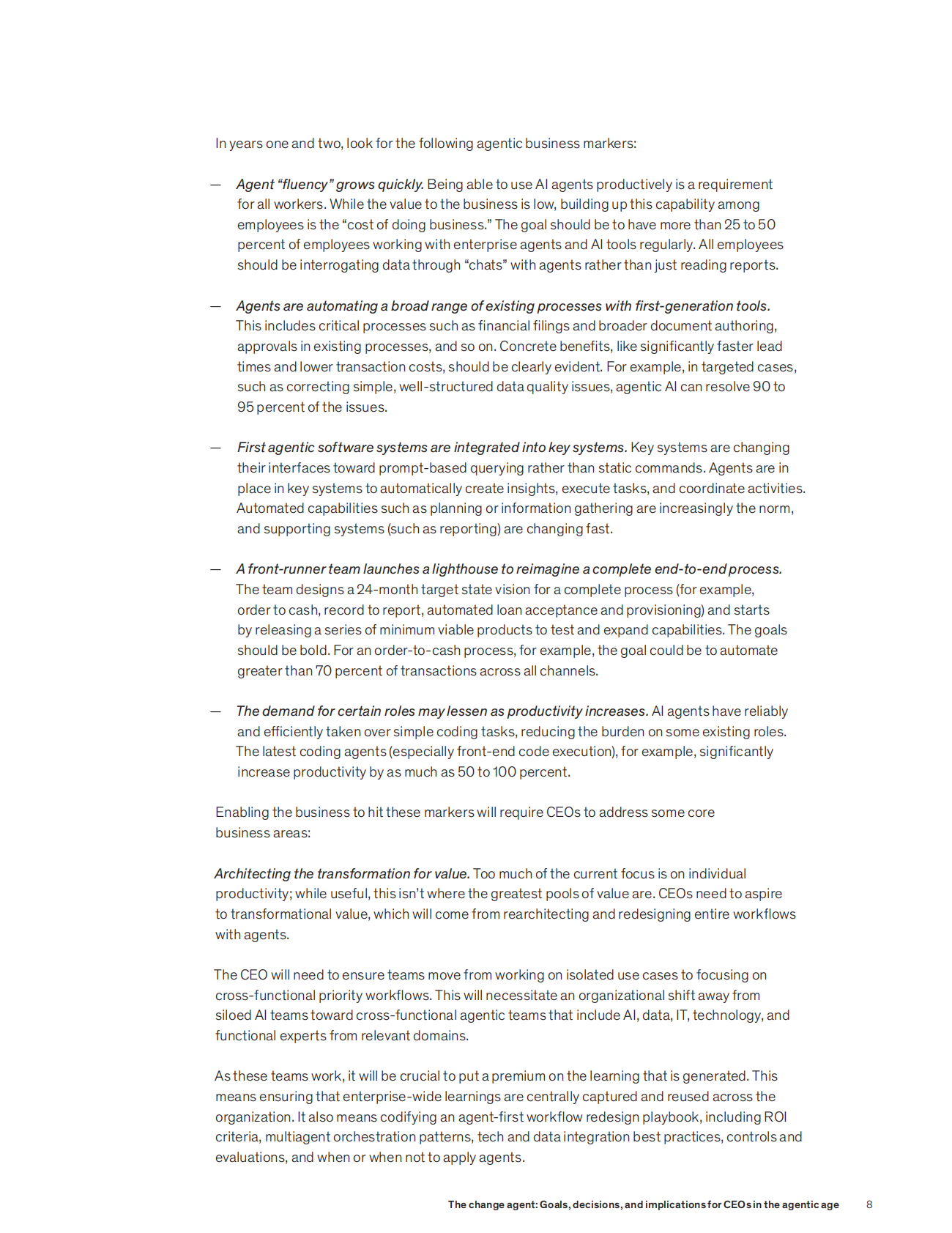 代理式AI的拐点之年：CEO的两年转型路线图（英文） 第8页