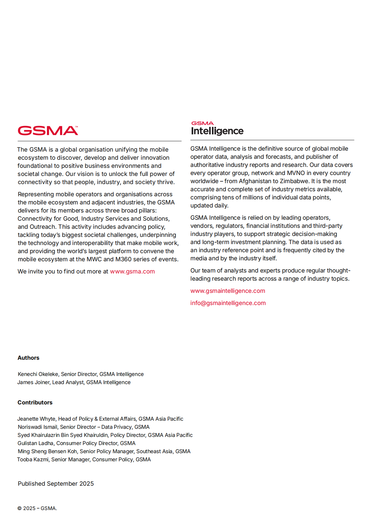 GSMA：2025年数字国家报告（英文） 第2页