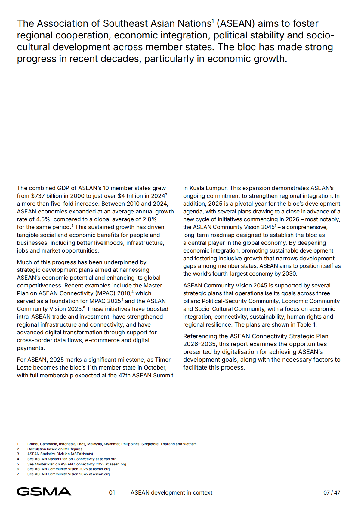 GSMA：2025年数字国家报告（英文） 第7页