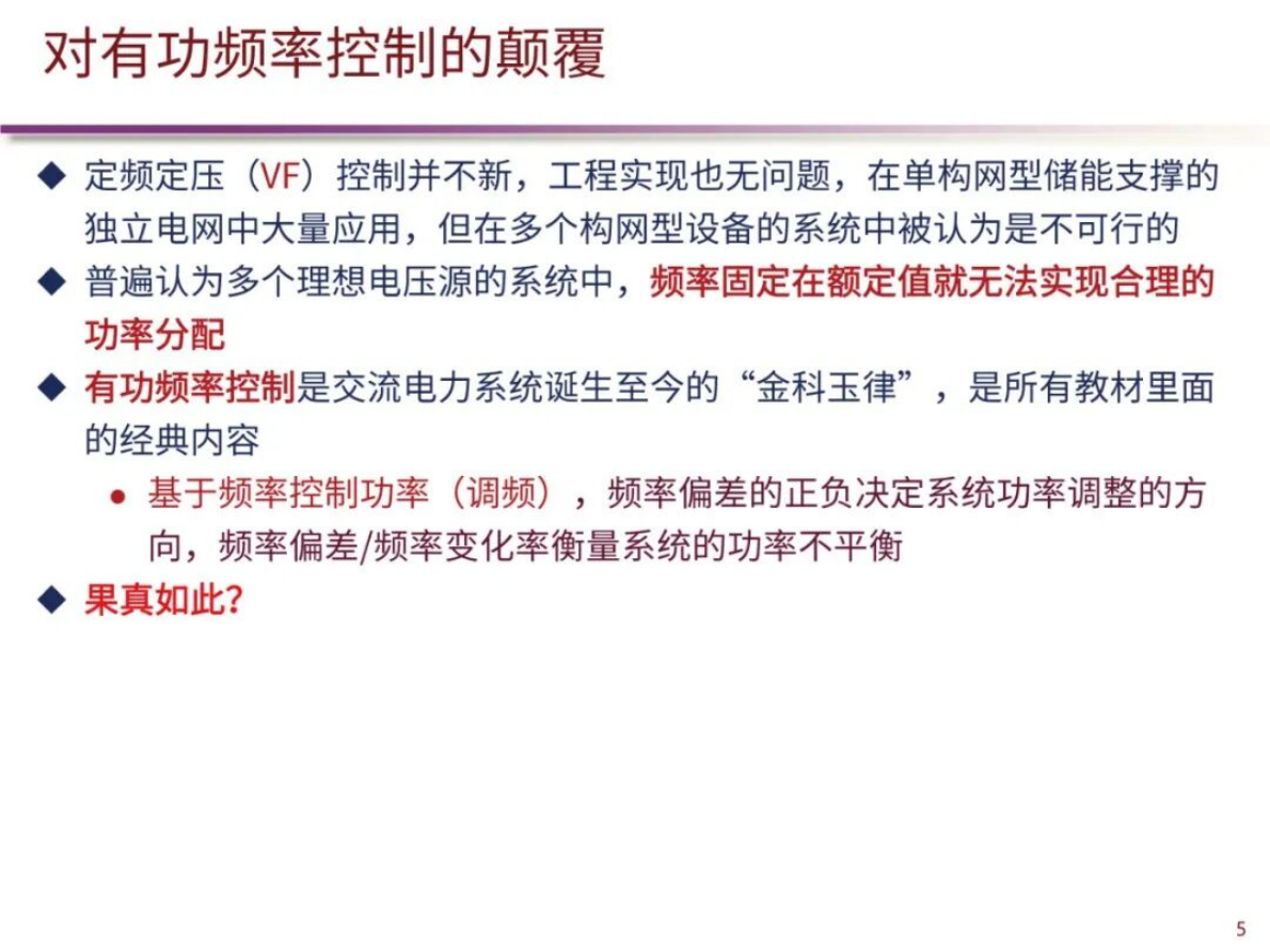 清华大学（陈磊）：2025年新型电力系统定频构网及有功控制技术报告 第6页