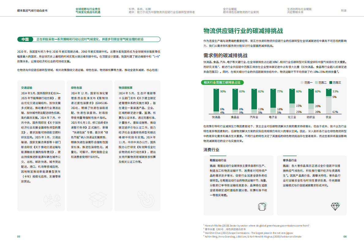 顺丰：2025年气候行动白皮书 第6页