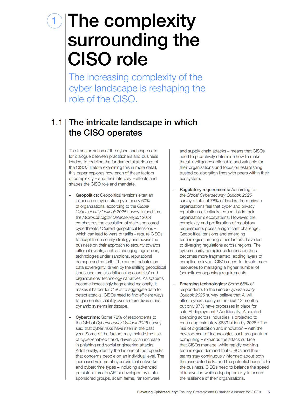 提升网络安全_确保首席信息安全官实现战略性与可持续影响（英文） 第6页
