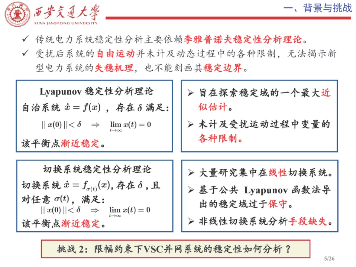 西安交通大学（李宇骏）：2025年限幅约束下换流器并网系统稳定性分析报告 第5页