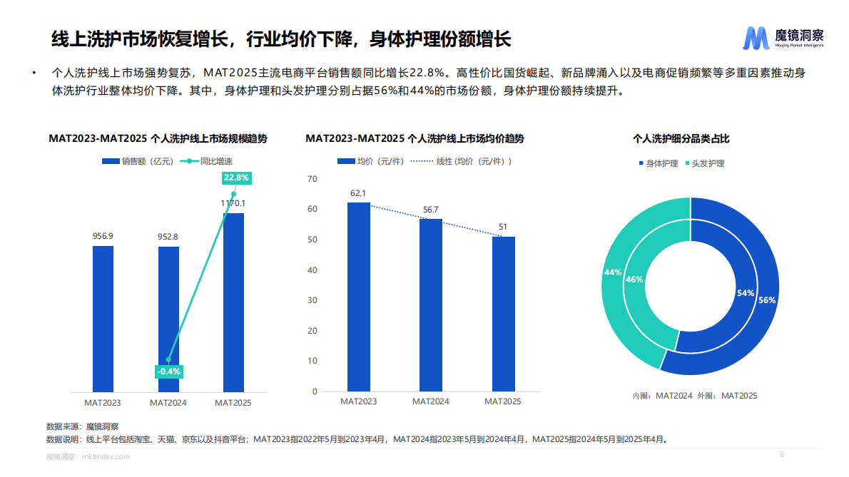 魔镜洞察：2025个人洗护&家清行业趋势洞察 第6页