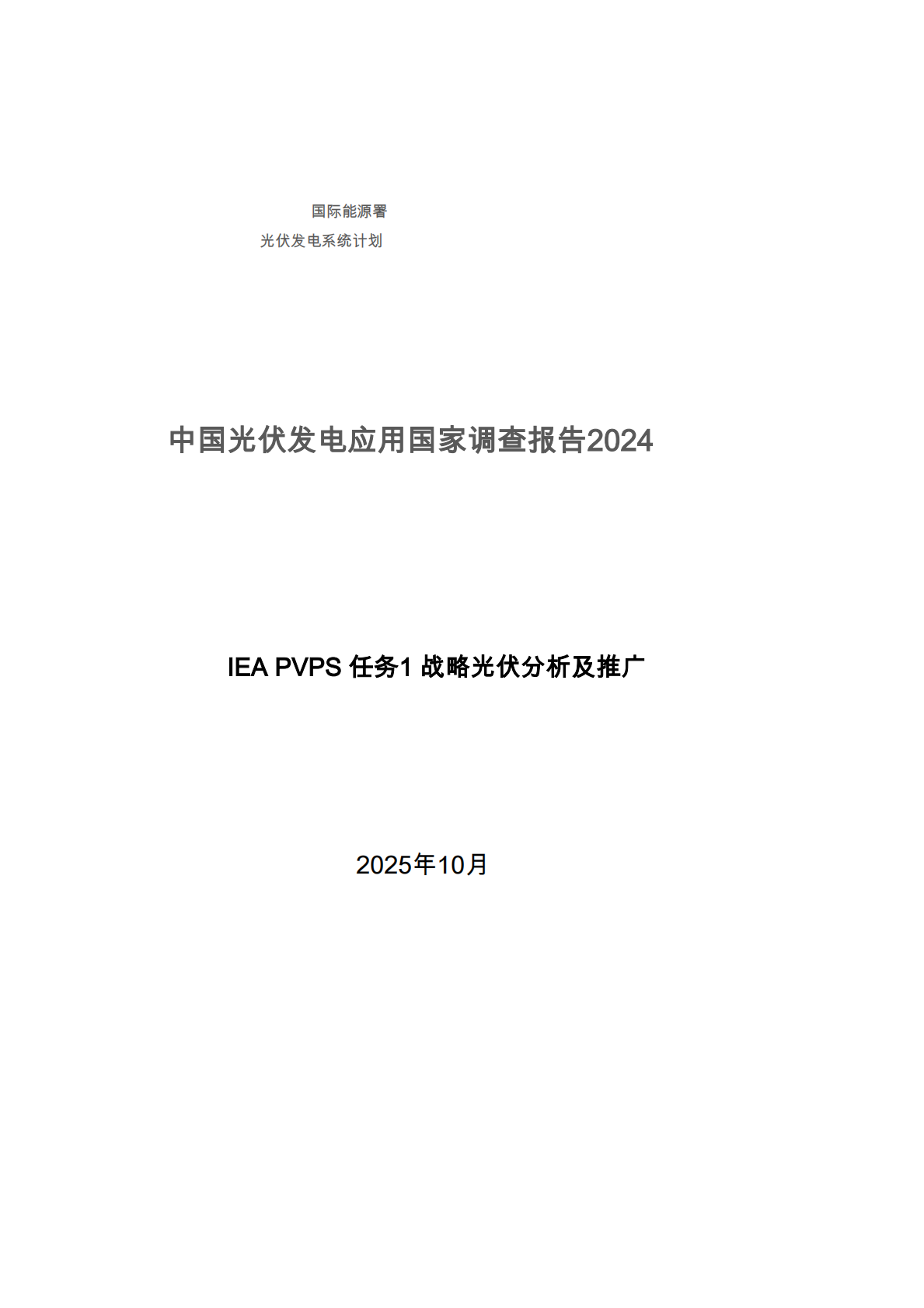 中国光伏发电应用国家调查报告2024 第3页