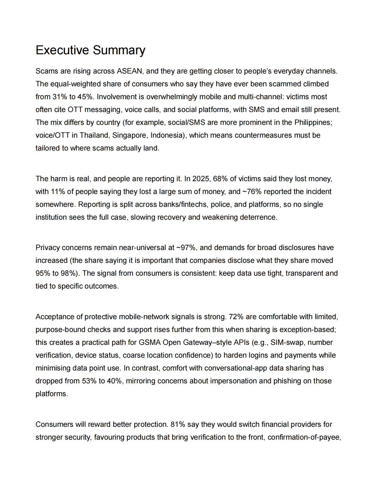 GSMA：2025年东盟数字欺诈报告（英文） 第3页