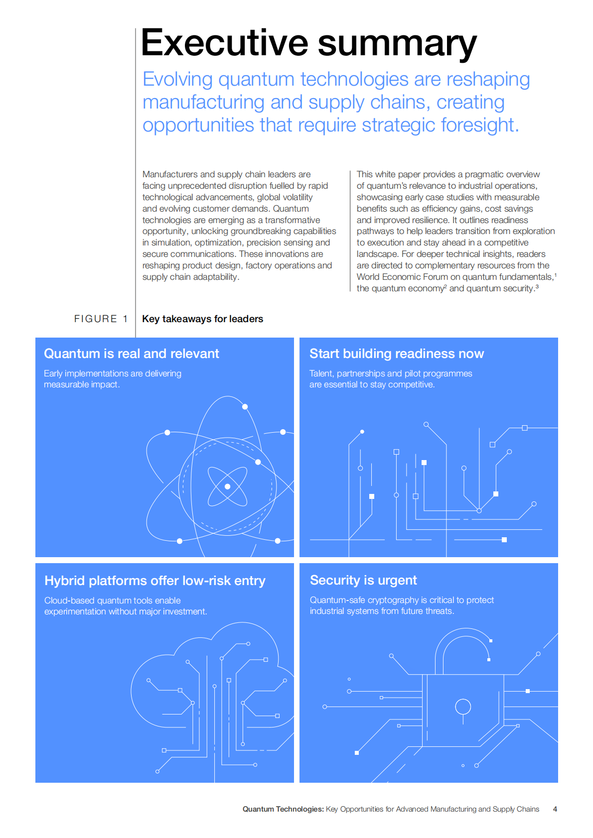 世界经济论坛：2025量子技术：先进制造和供应链的关键机遇白皮书（英文版） 第4页