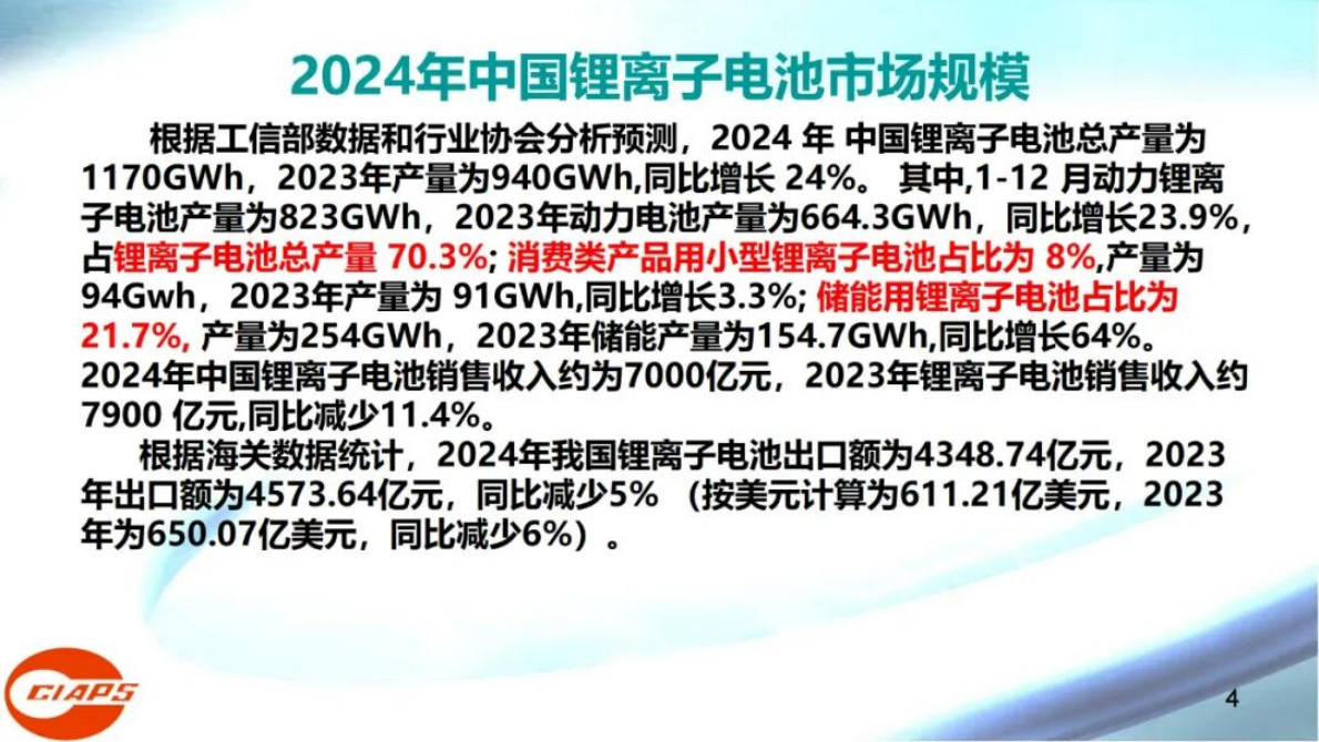 刘彦龙：2025年我国锂离子电池产业发展形势报告 第4页