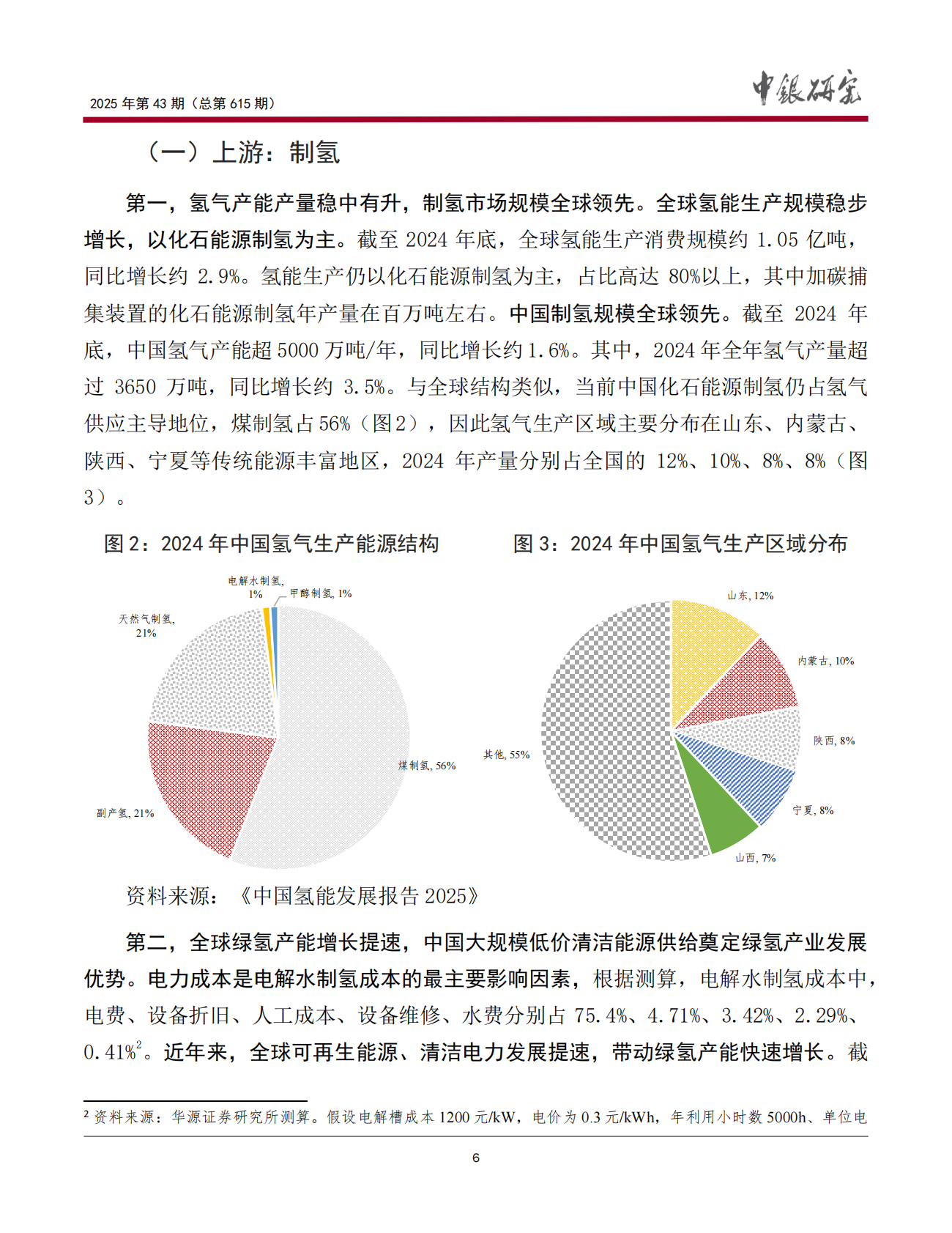 中银研究：中国氢能产业链国际竞争力比较与政策建议 第7页