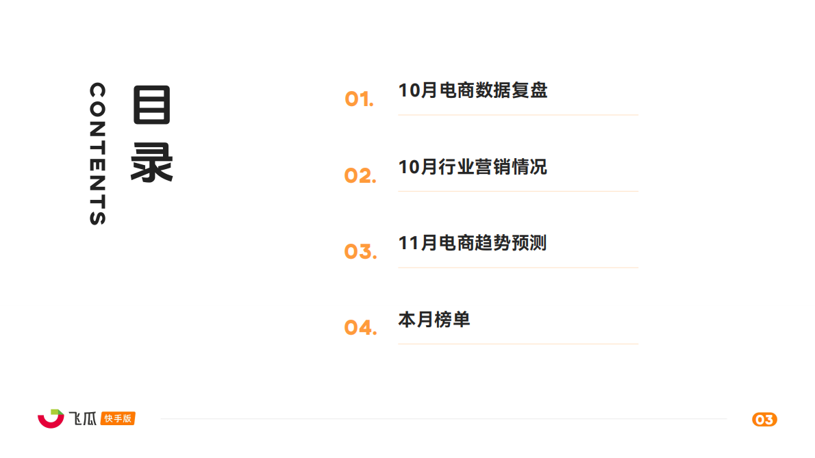 飞瓜数据：2025年10月快手直播电商营销月报 第3页