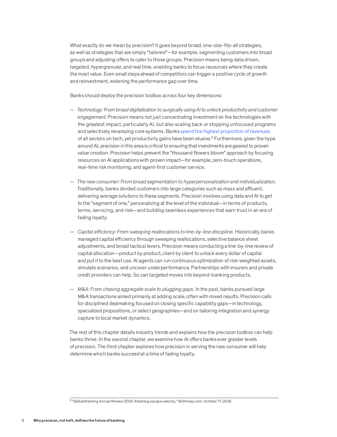 麦肯锡：2025年全球银行业年鉴：为什么精准而非份量决定了银行业的未来报告（英文版） 第7页