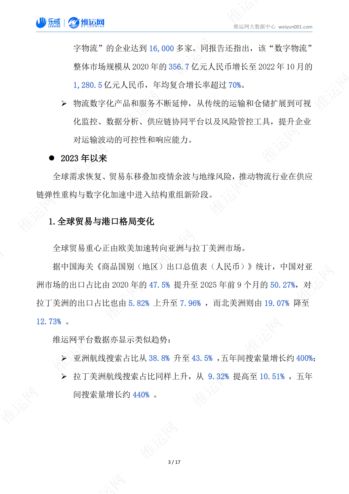维运网：十年航运数据洞察白皮书（2015-2025） 第5页