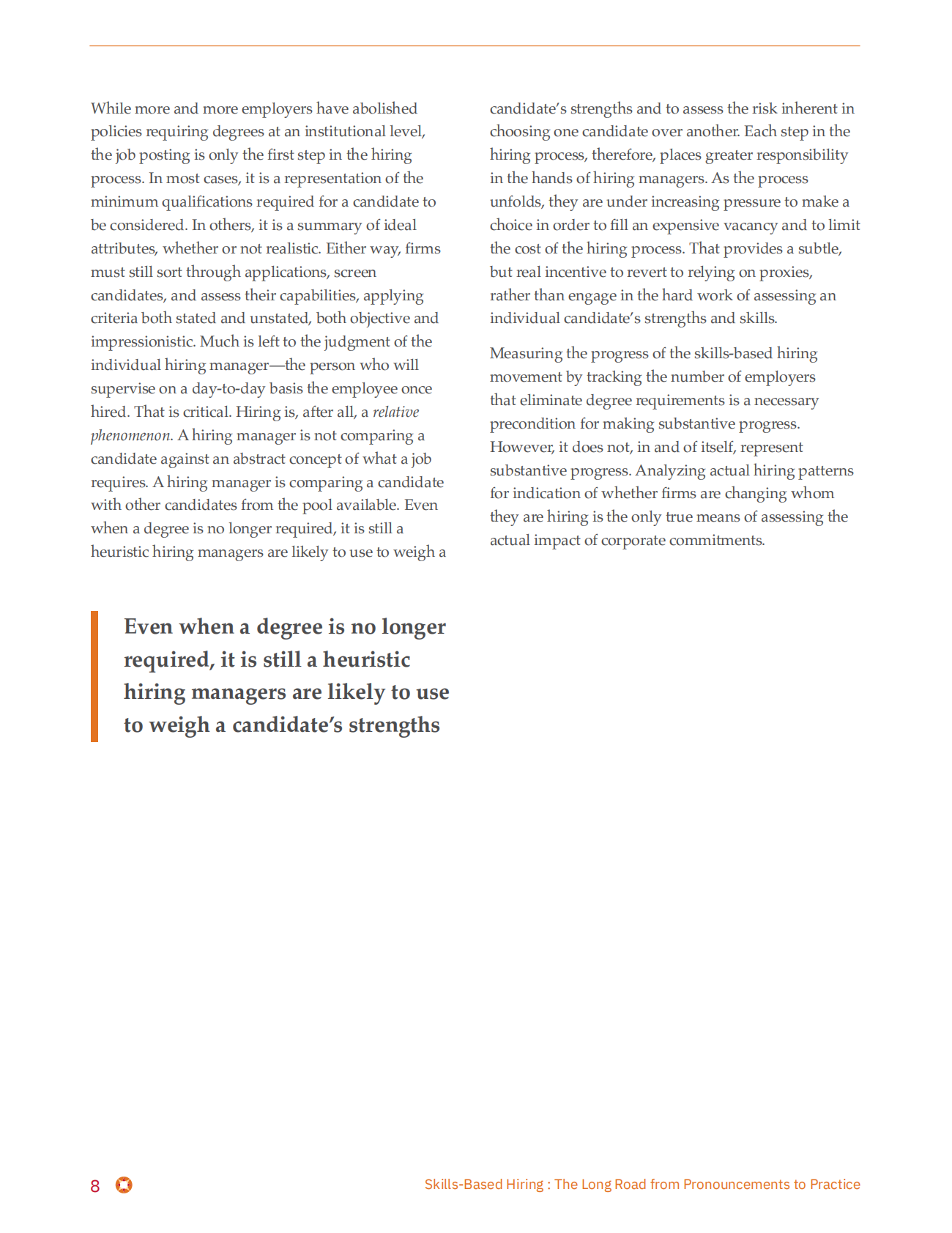 基于技能的招聘：从高调宣言到落地实践的漫漫长路 第8页