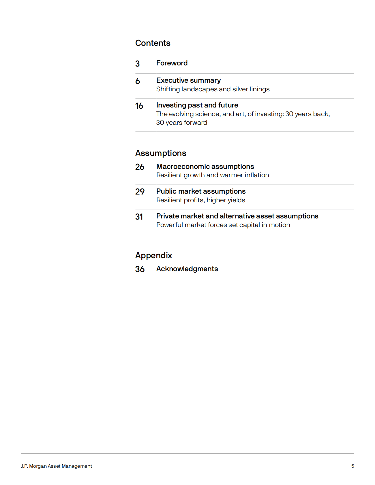 2026年长期资本市场假设：指导投资组合规划的分析报告-第30个年度版本（英文版） 第5页