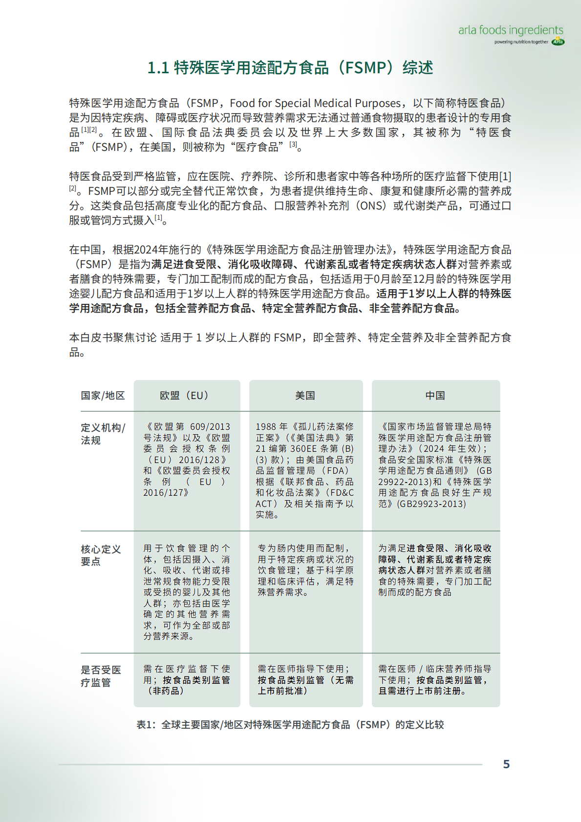 Arla：2025年中国特殊医学用途配方食品（FSMP）行业及消费者洞察白皮书 第5页