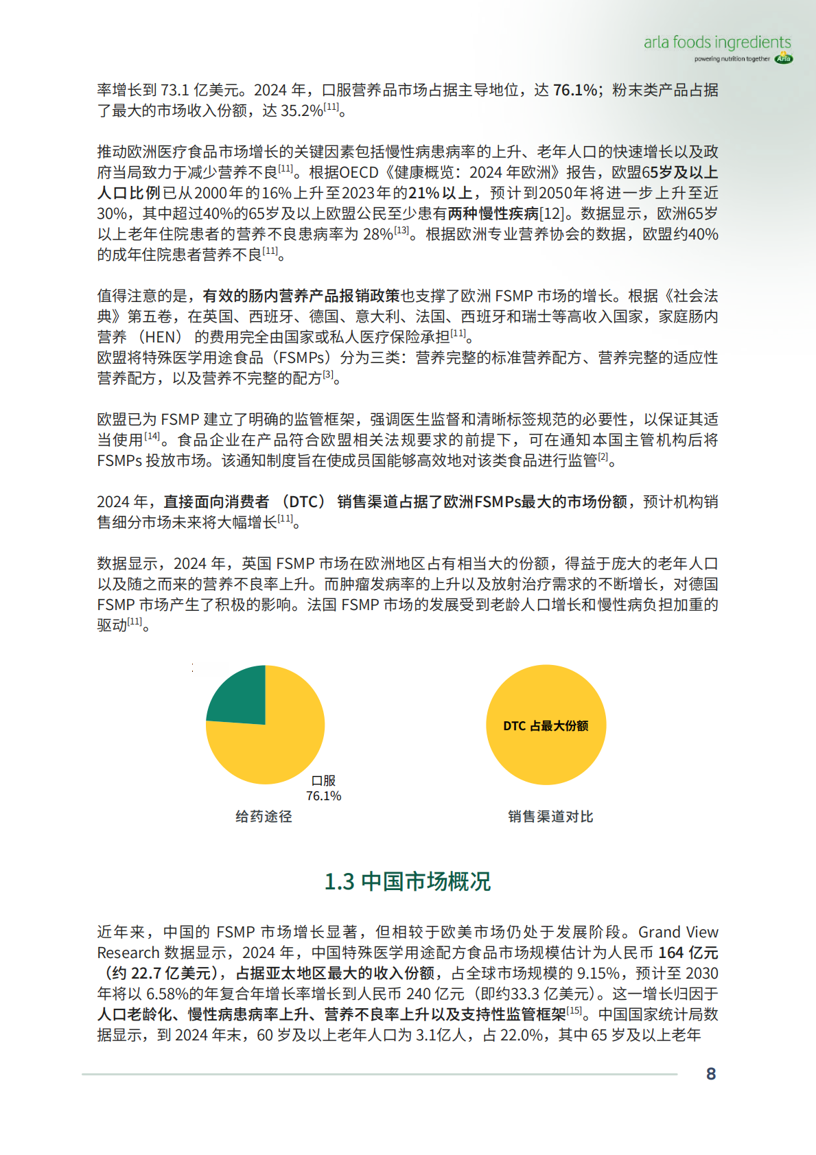 Arla：2025年中国特殊医学用途配方食品（FSMP）行业及消费者洞察白皮书 第8页