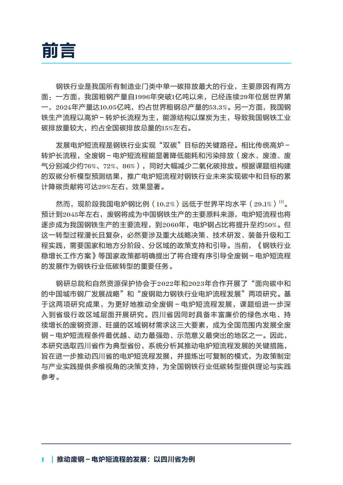 自然资源保护协会：2025年推动废钢-电炉短流程的发展：以四川省为例报告 第6页