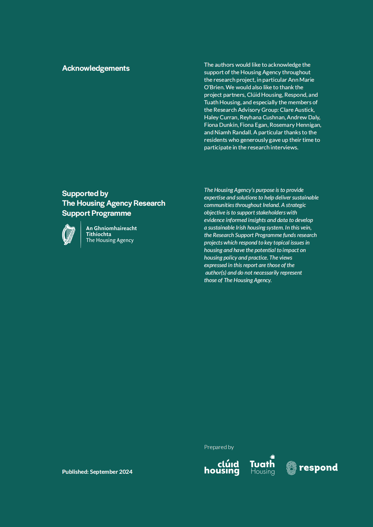 respond：2024年成本的影响租赁住房：安全、可负担性和位置报告（英文版） 第2页