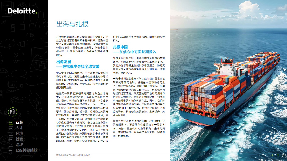 德勤：德勤中国2025财年社会影响力报告 第7页
