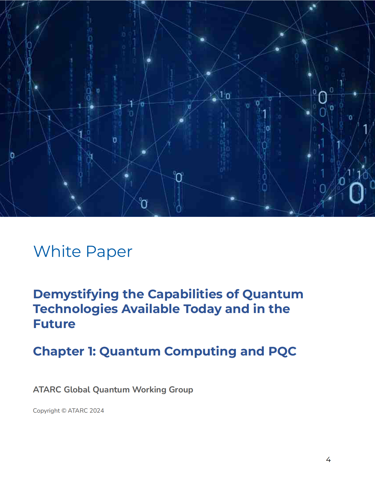 ATARC：2025年揭秘当今与未来量子技术能力白皮书汇编（英文版） 第4页