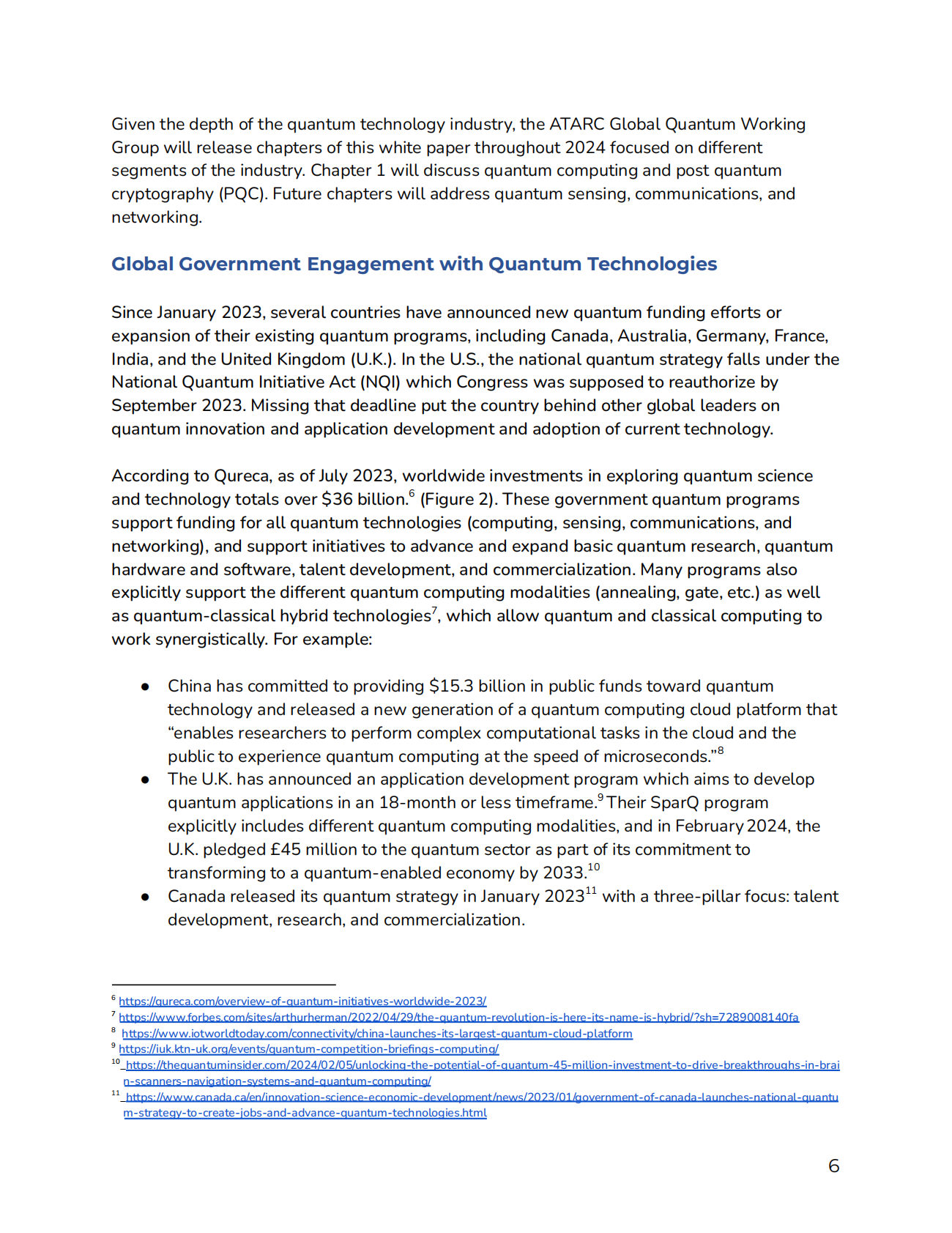 ATARC：2025年揭秘当今与未来量子技术能力白皮书汇编（英文版） 第6页