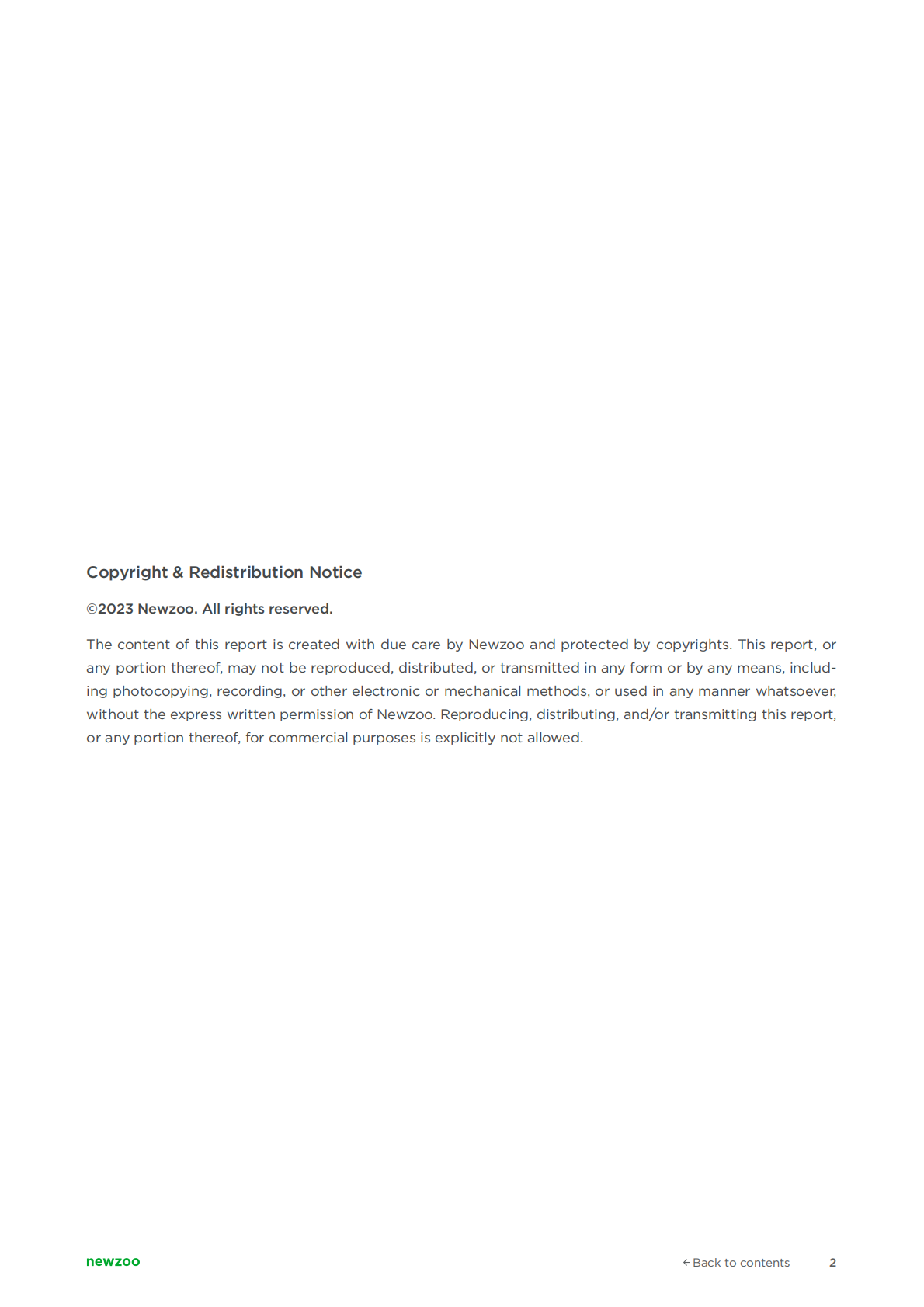 Newzoo：2023全球游戏市场报告（英文） 第2页