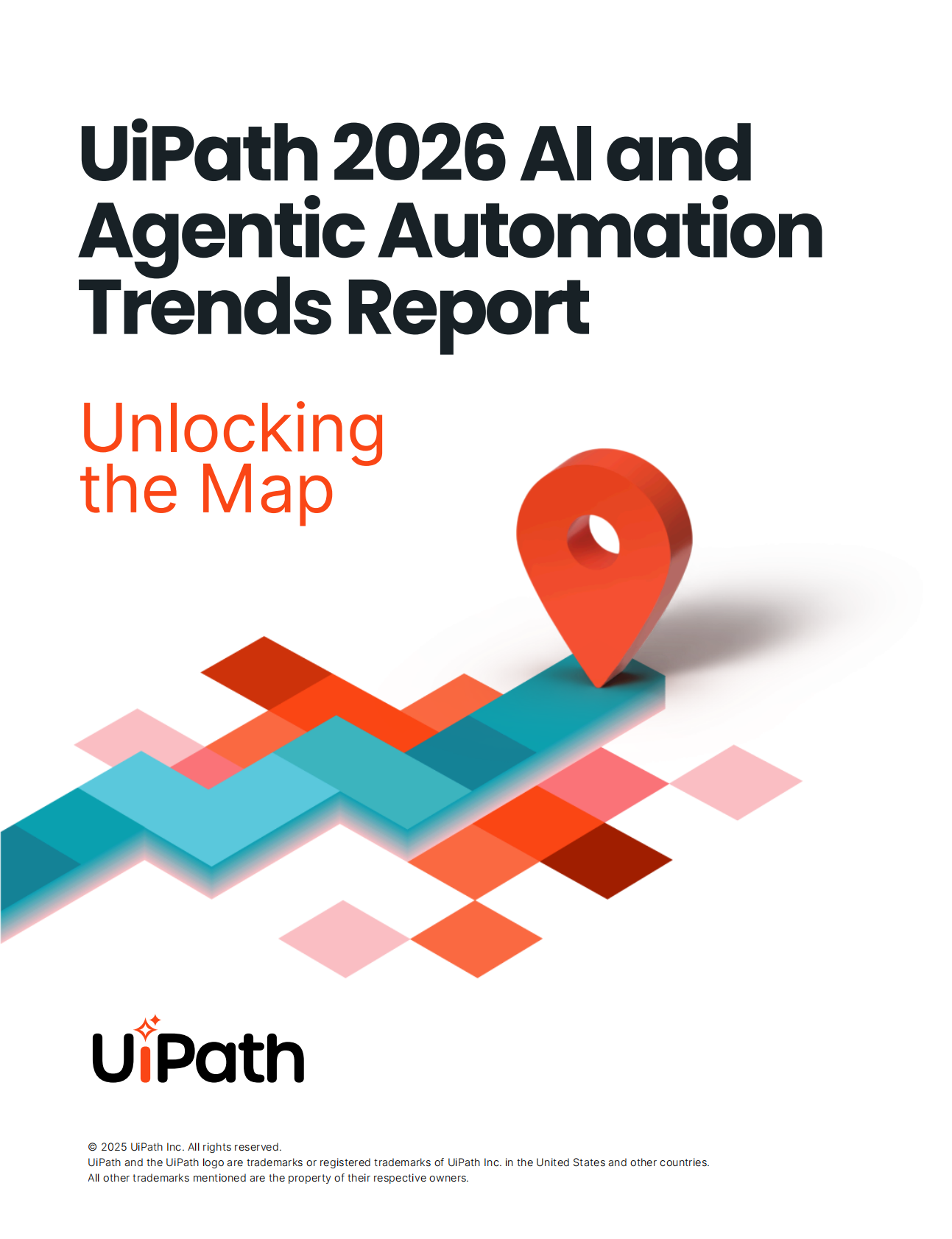 UiPath：2026年AI与智能体式自动化趋势报告解锁发展蓝图（英文） 第1页